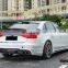 Runde ABS Material Car Modification Sport Style Front Rear Lip Side Skirt Spoiler Exhaust Suitable For 2013-2016 Audi A4L Body Kit