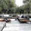 Wood Sofa and Rattan Living Room Teak Outdoor Garden Set Patio Wood Furniture Sets Wooden