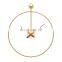 Drop Ship Square Wall Clock Walnut Timber Orologio Automatico Mute Silent Wall Clocks For Metal Wall Decoration