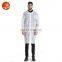 Disposable Non Woven Long Sleeve Protective Lab Coat with Collar