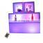 logo custom LED bar supermarket RGB color ice bucket plastic led lighted bar tray portabibite a LED ricaricabile ice bucket
