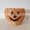 Set Round Pumpkin Basket Halloween Storage Basket Decorative Rattan Baskets Handwoven Wholesale