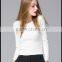 Fashion Design Custom Woolen Knit Sweater Pullover Collar for Young Ladies