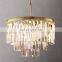 Custom 1920S ODEON Multi Layer Round Tier Crystal Black Chandelier Decoration For Living Room Bedroom Hotel Room lighting