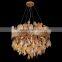 Creative Living Room Chandelier Modern Copper Branch Dining Room Glass Chandelier