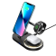 Multifunction 4 in 1 fast wireless charging station bedroom table lamp station eye protection lamp wireless charger station