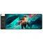 Custom Luminous Logo Sublimation Large Blank Rubber Extended 15W Fast Wireless Charger Mouse Pad Mat Gaming Mousepad