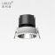 High Quality Painting Aluminium Housing 8 15 24 38 55 Lens Anti-Glare Spotlight Adjustable Recessed Led Downlight SpotLight