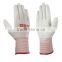 pu coated nylon work gloves/ PU coated working gloves