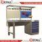 Detall Tool workshop stainless steel table with drawer