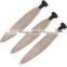 Ombre Human Hair Extensions 1b/grey body wave straight 2 tone ombre gray human hair