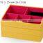W1275Y-2 Wholesale  10'' Stackable Jewelry Display Tray Wooden Jewelry Case Leather Jewelry Tray