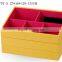 W1275Y-2 Wholesale Alibaba 10'' Stackable Jewelry Display Tray Wooden Jewelry Case Leather Jewelry Tray