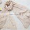 Wholesale Wide Flower Embroidery Cotton Ladies Fashion Scarf
