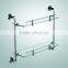 Sanitary Ware Wall Hanging Solid Brass Glass Shelf