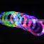 Multicolor LED Flashlight Bracelet Light Up Acrylic Bangle for Party /Holiday