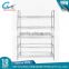 Household small stainless steel shelving rack for storage