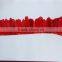 Red Goose Feather Trimming Ribbon Plumes For Dance Costumes