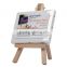 Mont Marte Mini Display Easel With Canvas 8x10cm
