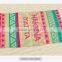 China factory printing summer sea logo beach towel with high quality