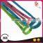 Screen print polyester free sample tube lanyards with silicone holder