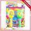 cheap plastic glitter maracas toy