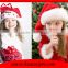 Gift hat Plush Red and White Santa Claus Caps Santa's Hat for Christmas Party Costume