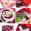 Hot design gift basket towel cake