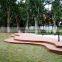 Exterior Wood Plastic Composite Flooring Outdoor WPC Deck