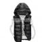 The new men's spring and autumn winter winter slim vest cotton vest male hooded gilet