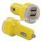 Regular Dual USB Car charger colorful car charger for iPhone iPad
