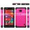 2015 New arrival china  hot selling tough hard durable case bling crystal PC+Silicone hybrid case cover for Nokia N9