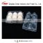 Disbosable Clamshell Blister plastic egg tray 6 holes