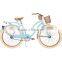 Unisex Blue Bike Single Speed Chopper Beach Bike Steel Beach Cruiser Bike Factory