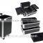 hairdresser trolley case,rolling suitcase,pilot makeup aluminum trolley case JH519