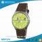 Couple Simple Design Japan Movt pu Leather Quartz Large Dial Watch