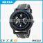 Men leather watch with Japanese movement