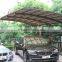 DIY aluminum carport with polycarbonate sheet car canopy