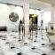 White jade micro crystal tiles, glass polished porcelain shinning floor tile black texture