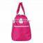 Nylon material folding duffel women travel bag