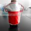 Football shirt shape PVC gel single beer bottle cooler sleeve for sports gift