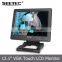 HDMI VGA Input 12.1 Inch Touch Screen Foldable Stand Bracket Led Display Advertising