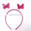 Magazine sets beauty gift girls pink hair accessories with two rope butterfly shake