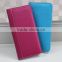 2016 newest high quality beautiful hand made leather passport holder with card holder inside