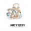 wholesale fashion girls metal crystal hair claw clip