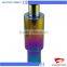 China supplier 3.5inch outlet 2inch inlet racing car exhaust muffler colorful