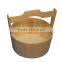 2016 New Design Round Wooden Buckets with Reindeer