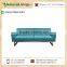 Genuine Leather Upholstered Sofa with Retro Vintage Style Available at Low Rate