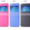 Window View Flip Leather Transparent Back Case for Samsung Galaxy A8 A8000/A7 A7000