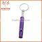 Promos Gifts Hot Selling Cheap Metal Whistle Keychain With Split Ring
